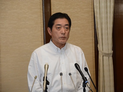 10月23日（月曜日）衆議院議員総選挙に関する臨時記者会見（県庁）