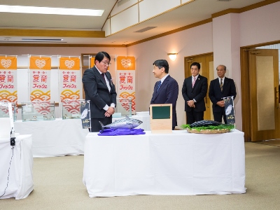 10月29日（日曜日）皇太子殿下県内御視察（伊予市）