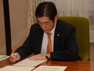 2月1日（木曜日）平成30年度当初予算案知事査定（県庁）の画像