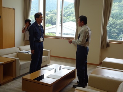 7月12日（木曜日）西予市長訪問（西予市）の画像