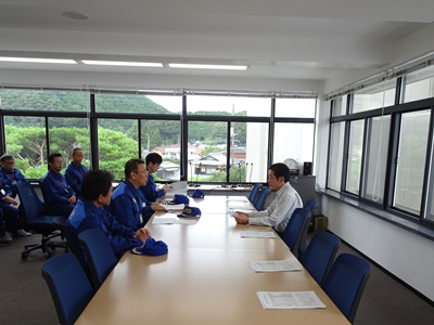 7月21日（土曜日）鬼北町長訪問（鬼北町）の画像