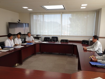 7月24日（火曜日）内子町副町長訪問（内子町）の画像