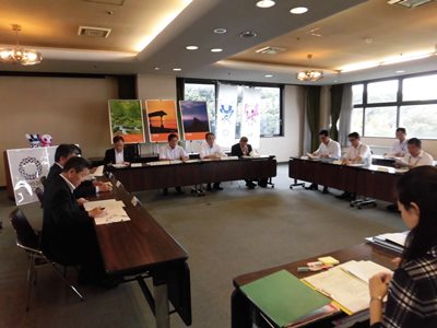10月4日（木曜日）東京2020オリンピック聖火リレー愛媛県実行委員会設立総会・実行委員会（県庁）の画像