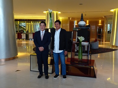 1月14日（月曜日）バドミントン元世界チャンピオン　ルディ・ハルトノ氏と会談（インドネシア）の画像