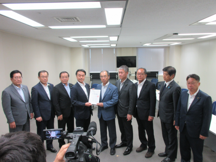 原子力発電関係道県議会議長協議会 要請活動(原子力規制庁)