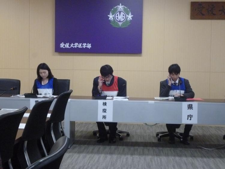 連絡訓練の画像