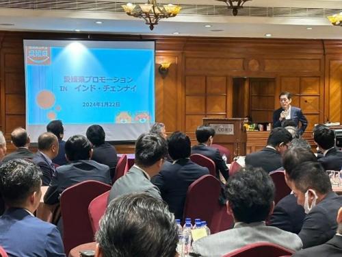 1月22日（月曜日）(現地時間)チェンナイ日本商工会との交流会（インド）