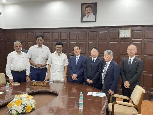 1月23日（火曜日）(現地時間)インド共和国タミルナドゥ州首相訪問（インド）