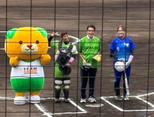 10月14日（土曜日）女子ソフトボールJDリーグ伊予銀行対SGホールディングス観戦（松山市）
