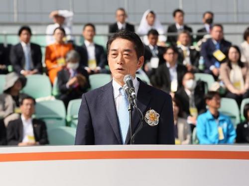 10月28日（土曜日）ねんりんピック愛顔のえひめ2023総合開会式（県総合運動公園）