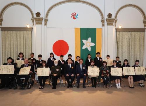 3月21日（木曜日）愛顔のえひめ知事表彰式（県庁）