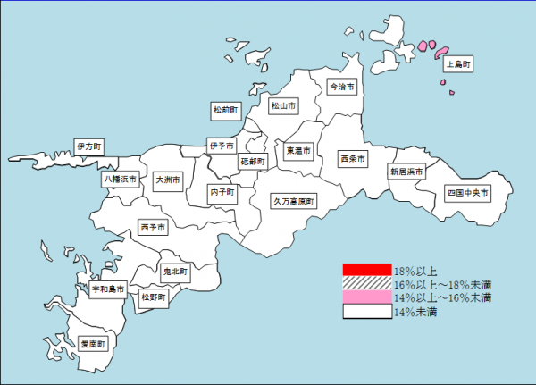 R6実質公債費比率(地図)