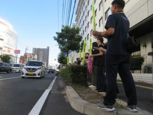 フジグラン松山前 街頭活動