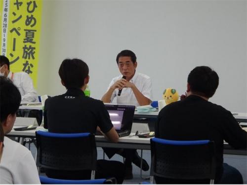 9月3日（水曜日）知事とみんなの愛顔でトーク（鬼北町）