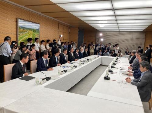 9月8日（月曜日）地方創生に関する内閣総理大臣と知事の意見交換会（東京都）