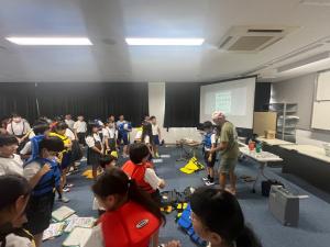 川の防災プログラムに関する写真