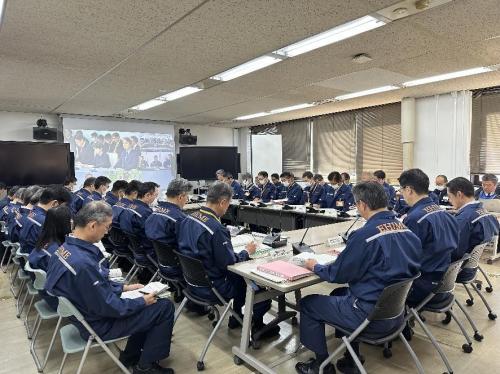 11月29日（土曜日）原子力総合防災訓練(原子力災害対策本部・非常災害対策本部合同会議)（県庁）