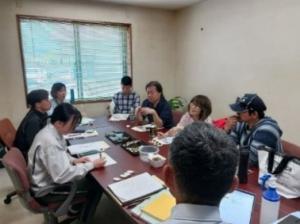 パティシエとの協議・商談風景1