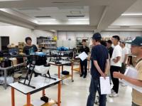 ドローン等の農業機械見学