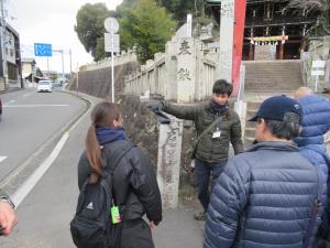 道標（浄土寺付近）