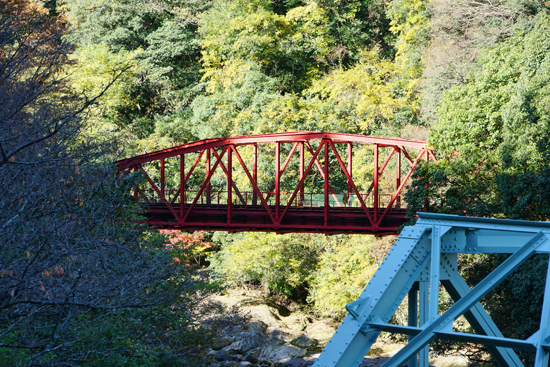 旧別子鉱山鉄道端出場鉄橋（足谷川鉄橋）の画像2