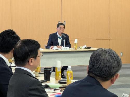 2月18日（水曜日）愛媛県・市町連携推進本部会議（松山市）