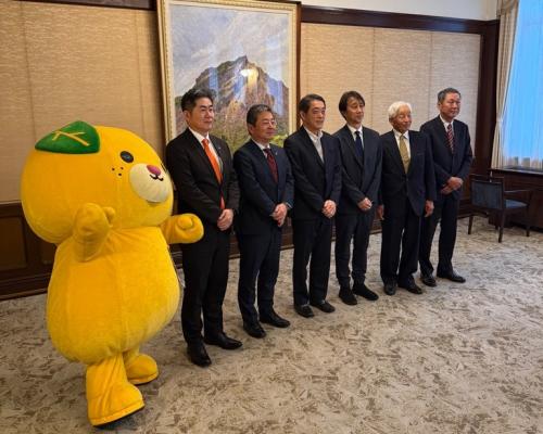 （公財）全日本スキー連盟原田会長 外 表敬訪問