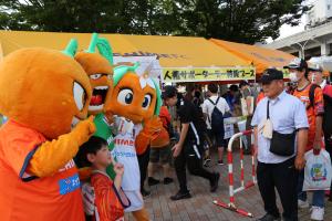 写真オ～レくん、柑太くん、たまひめちゃん