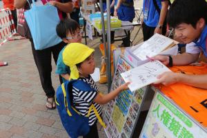 写真サインが当選したお子さん