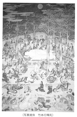 涅槃像及び両界曼荼羅の画像