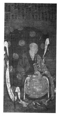 絹本著色回塘和尚像の画像