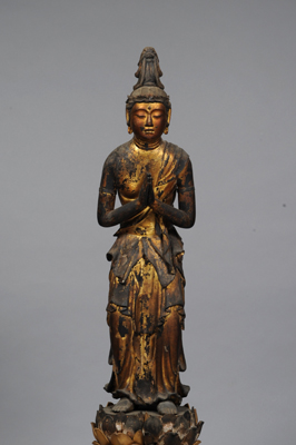 木造阿弥陀三尊像のうち両脇侍立像（円明寺）の画像1