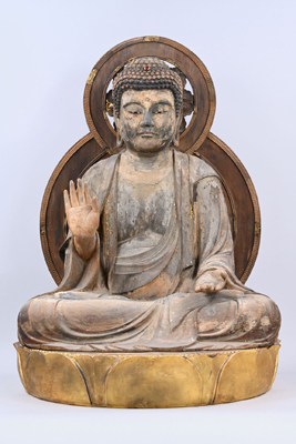 木造如来形坐像（伝弥勒菩薩）（東円坊）の画像